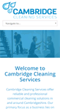 Mobile Screenshot of cambridgecleaningservices.co.uk